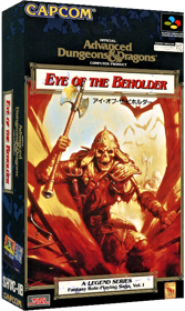 Advanced Dungeons & Dragons: Eye of the Beholder - Box - 3D (Japan) - 418x701