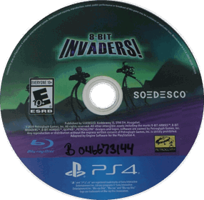 8-Bit Invaders! - Disc (North America) - 906x888