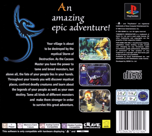 Jade Cocoon: Story of the Tamamayu - Box - Back (Europe) - 1625x1448