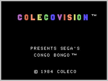 Congo Bongo - Screenshot - Game Title (North America) - 256x192