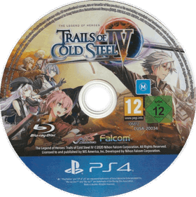 The Legend of Heroes: Trails of Cold Steel IV - Disc (World) - 779x781