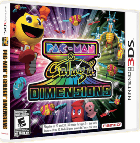 Pac-Man & Galaga Dimensions - Box - 3D (North America) - 841x856