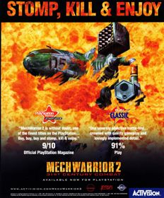 MechWarrior 2: 31st Century Combat - Advertisement Flyer - Front (United Kingdom) - 2680x3236