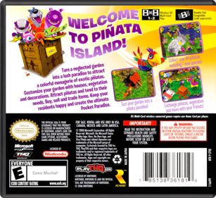 Viva Piñata: Pocket Paradise - Box - Back - Reconstructed (North America) - 774x708