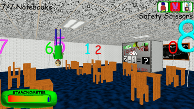 Baldi's Basics Classic Remastered - Screenshot - Gameplay (World) - 3840x2160
