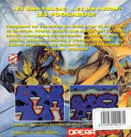 Poogaboo: La Pulga Ii - Box - Back (Spain) - 1058x1103