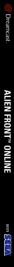 Alien Front Online - Box - Spine (North America) - 73x1392