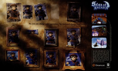 Skies of Arcadia - Advertisement Flyer - Front (North America) - 4286x2600