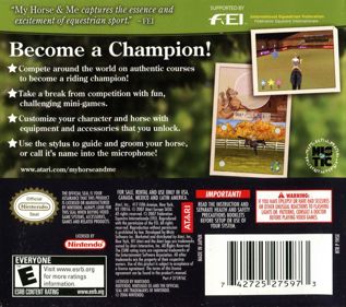 My Horse & Me - Box - Back (North America) - 904x800