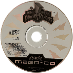 Mighty Morphin Power Rangers - Disc (Europe) - 769x769