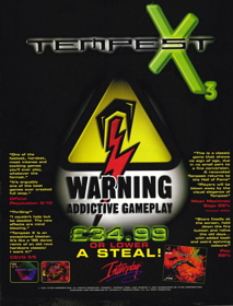 Tempest X3 - Advertisement Flyer - Front (United Kingdom) - 1673x2200