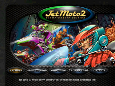 Jet Moto 2 - Screenshot - Game Title (North America) - 640x480