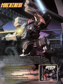 Armored Core: Master of Arena - Advertisement Flyer - Front (United States) - 1678x2200