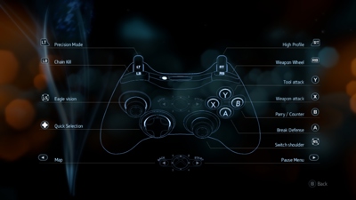 Assassin's Creed: Liberation HD - Arcade - Controls Information (World) - 1920x1080