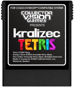 Kralizec Tetris - Cart - Front (North America) - 1130x1330