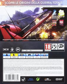 Battlefield 1 - Box - Back (Italy) - 1108x1383
