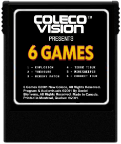 6 Games - Cart - Front (World) - 590x700