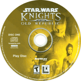 Star Wars: Knights of the Old Republic - Disc (North America) - 717x719