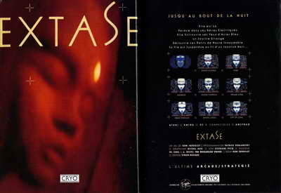 Extase - Advertisement Flyer - Front (France) - 2405x1655