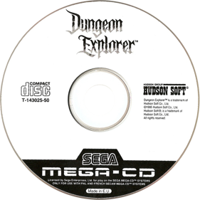 Dungeon Explorer - Disc (Europe) - 1000x1000