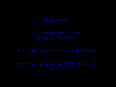 Sinistaar - Screenshot - Game Title (North America) - 800x600