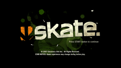Skate - Screenshot - Game Title (World) - 1280x720