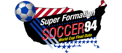 Super Formation Soccer 94: World Cup Final Data - Clear Logo (Japan) - 1600x700