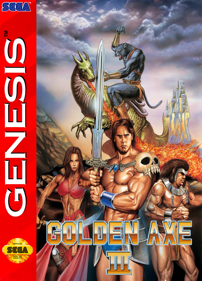 Golden Axe III - Fanart - Box - Front (North America) - 1510x2100