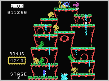 Roc 'N Rope - Screenshot - Gameplay (World) - 256x192