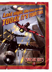 Crimson Skies - Advertisement Flyer - Front (United States) - 1611x2200