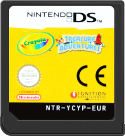 Crayola Treasure Adventures - Cart - Front (Europe) - 517x564