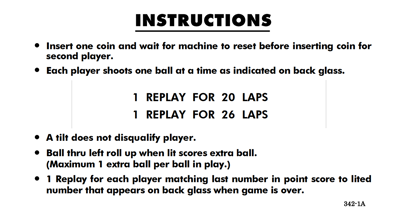 Pit Stop - Arcade - Controls Information (World) - 1431x766