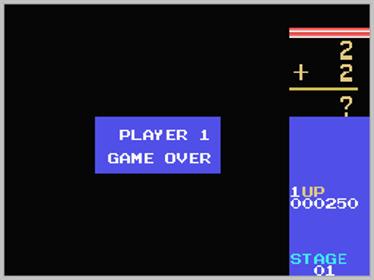 Monkey Academy - Screenshot - Game Over (North America) - 256x192