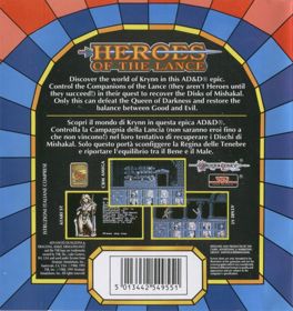 Heroes of the Lance - Box - Back (Europe) - 754x800