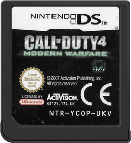 Call of Duty 4: Modern Warfare - Cart - Front (Europe) - 517x564