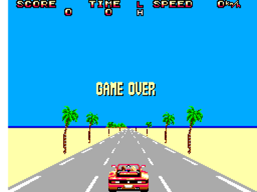 OutRun - Screenshot - Game Over (World) - 512x384