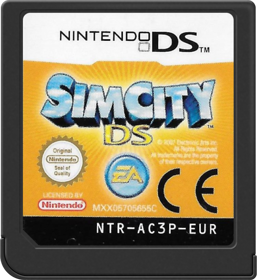 SimCity DS - Cart - Front (Europe) - 517x564