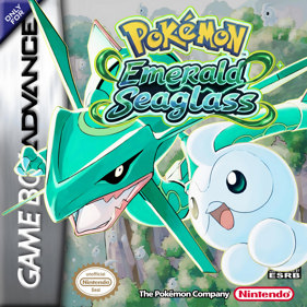 Pokémon Emerald Seaglass - Fanart - Box - Front (World) - 2048x2048