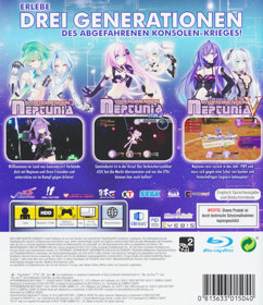 Hyperdimension Neptunia Hypercollection - Box - Back (Germany) - 600x694