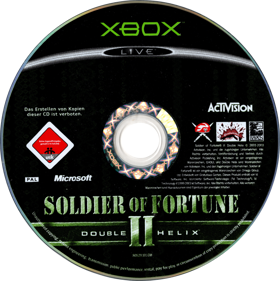 Soldier of Fortune II: Double Helix - Disc (Germany) - 747x749