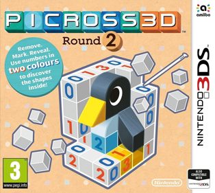 Picross 3D: Round 2 - Box - Front (Europe) - 1440x1288