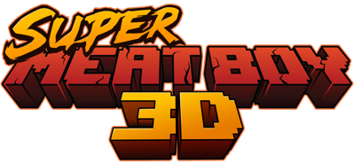 Super Meat Boy 3D - Clear Logo (World) - 2665x1235