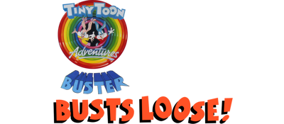 Tiny Toon Adventures: Buster Busts Loose! - Clear Logo (Europe) - 1600x700