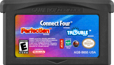 3 Game Pack!: Connect Four / Perfection / Trouble - Cart - Front (North America) - 1000x574
