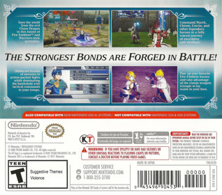 Fire Emblem Warriors - Box - Back (North America) - 3087x2720