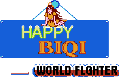 Happy Biqi: World Fighter - Clear Logo (World) - 600x390
