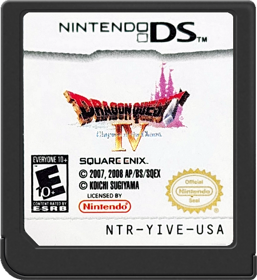 Dragon Quest IV: Chapters of the Chosen - Cart - Front (North America) - 517x564