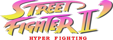 Street Fighter II: Hyper Fighting - Clear Logo (World) - 1897x682