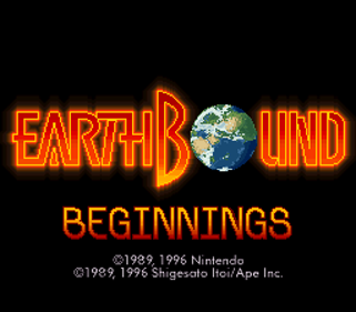 EarthBound Beginnings Remake - Screenshot - Game Title (World) - 256x224