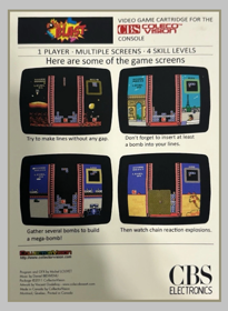 Bomb'n Blast - Box - Back (World) - 497x680